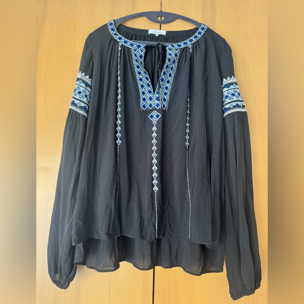Parker Embroidered Boho Top
